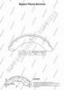 NPS T350A10 Brake Shoe Set